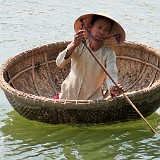 Basket Boat  Basket boats are a frequent sight in Vietnam. The legend is, that baskets were used as boats in order to avoid taxes that the French colonialists imposed on boats. Fishermen even go out on the ocean with these!